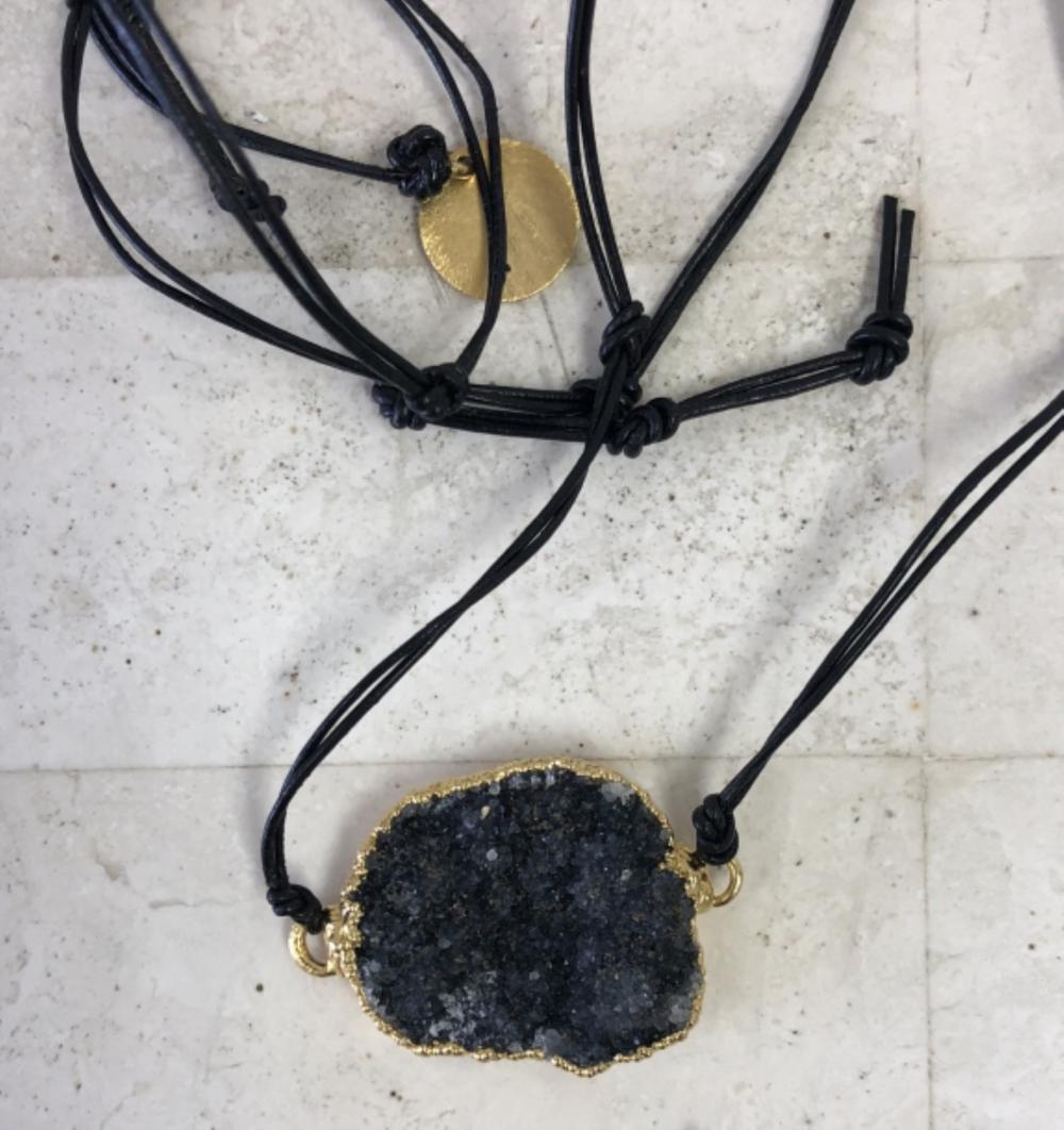 NINA NGUYEN CORDED BLACK DRUZY