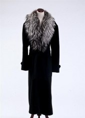 NINA RICCI BLACK WOOL AND CASH