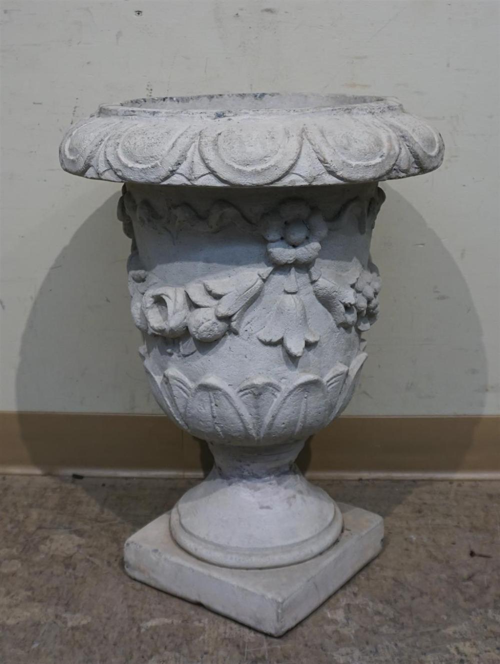 NINA STUDIO CAST CEMENT JARDINIERE,