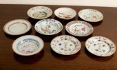 Nine 18th Century dishes compr