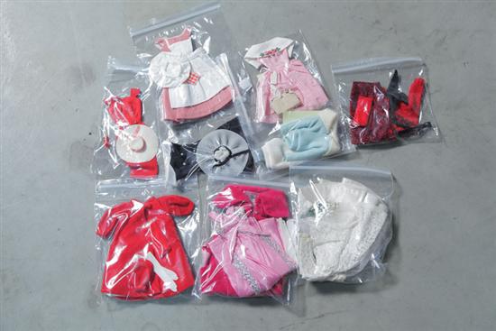 NINE 1960s BARBIE OUTFITS.