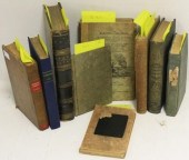 NINE 19TH C BOOKS RELATED TO M
