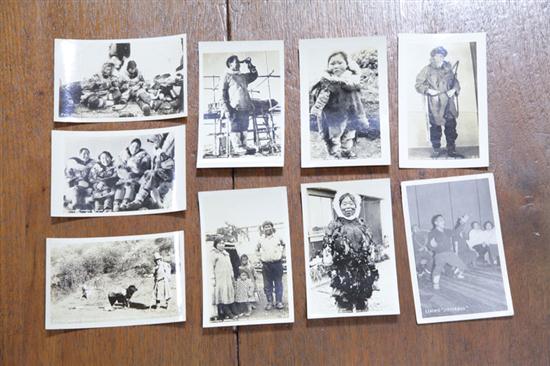NINE ALASKA REAL PHOTO POSTCARDS