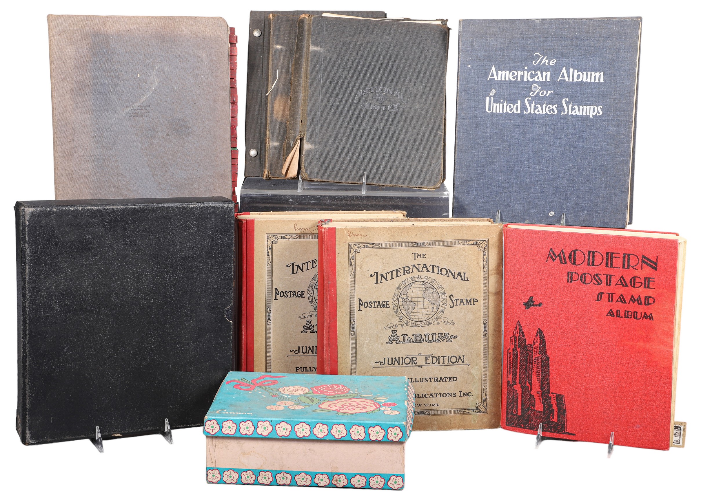 Nine albums and a box, all with