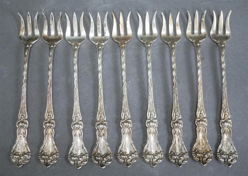 NINE ALVIN STERLING SILVER MAJESTIC