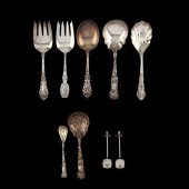 NINE AMERICAN STERLING SILVER