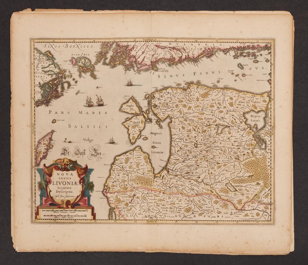 NINE ANTIQUE MAPS OF EUROPENine