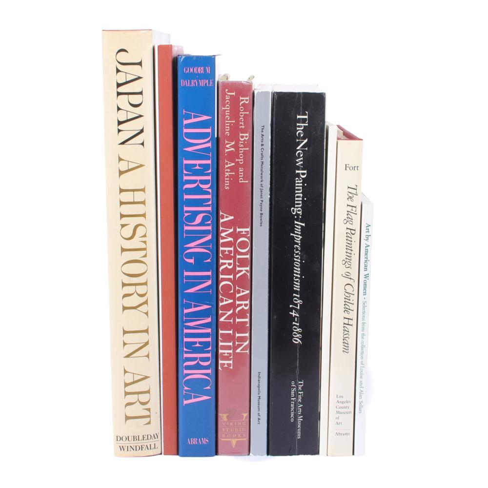 NINE ART REFERENCE BOOKS: STARK,