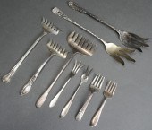 NINE ASSORTED AMERICAN STERLIN