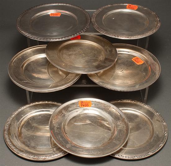 Nine assorted American sterling