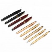 NINE ASSORTED CROSS WRITING IN
