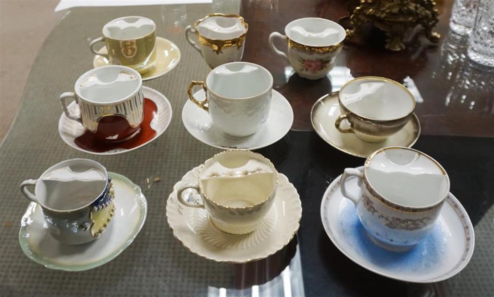 NINE ASSORTED ENGLISH PORCELAIN