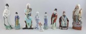 NINE ASSORTED PORCELAIN FIGURE