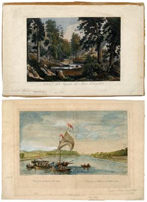 Nine assorted prints: View from the