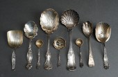 NINE ASSORTED STERLING AND COI