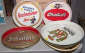 NINE ASSORTED TIN LITHO ROUND