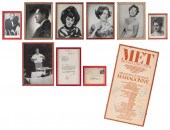 NINE AUTOGRAPHED PHOTOGRAPHS/L