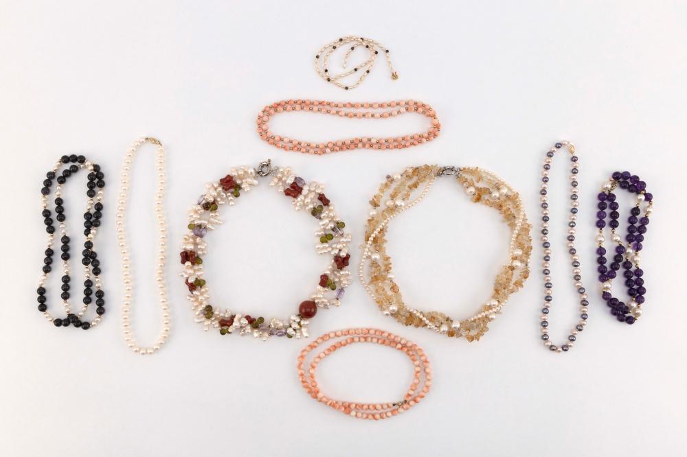 NINE BEAD NECKLACESNINE BEAD