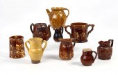 NINE BENNINGTON BROWN GLAZED P