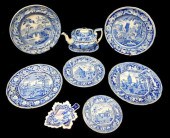 NINE BLUE AND WHITE TRANSFER D