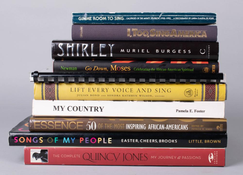 NINE BOOKS ON AFRICAN AMERICAN
