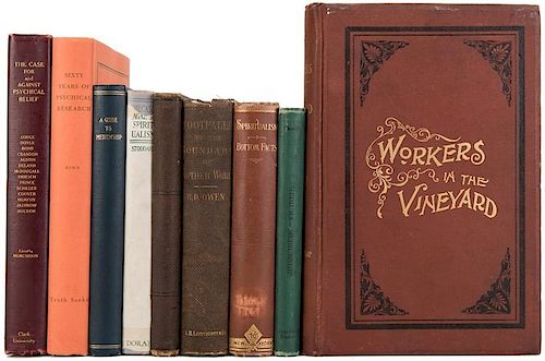 NINE BOOKS PERTAINING TO