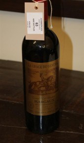 Nine bottles including three M