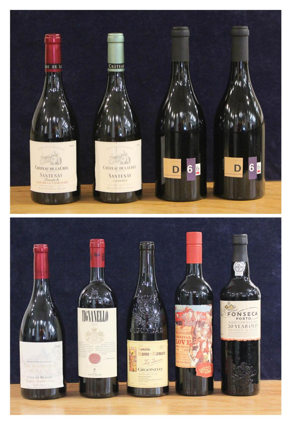 NINE BOTTLES OF EUROPEAN AND