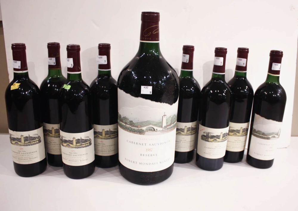 NINE BOTTLES ROBERT MONDAVI