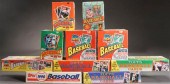 NINE BOXES WITH TOPPS BASEBALL
