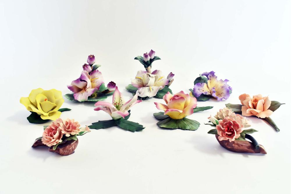 NINE CAPO DI MONTE PORCELAIN