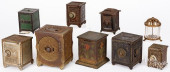 NINE CAST IRON STILL SAFE BANK
