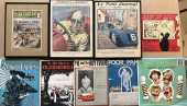 NINE COLORFUL GRAPHIC ITEMS -