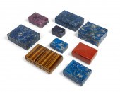 NINE CONTINENTAL HARDSTONE TAB
