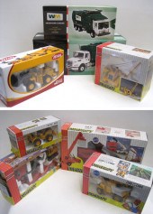 NINE DIECAST SCALE MODELS BY '