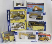 NINE DIECAST SCALE MODELS OF K