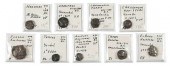 NINE EARLY ANCIENT COINSdiminu