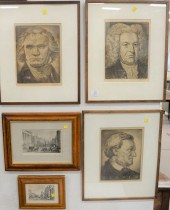 NINE FRAMED PIECES TO INCLUDE