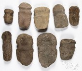 NINE FULL GROOVE STONE AXE HEA