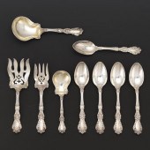 NINE GORHAM STERLING SILVER SE