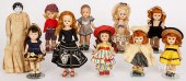 NINE HARD PLASTIC VOGUE DOLLSN