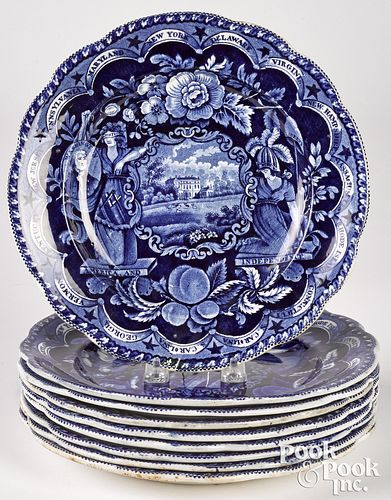 NINE HISTORICAL BLUE