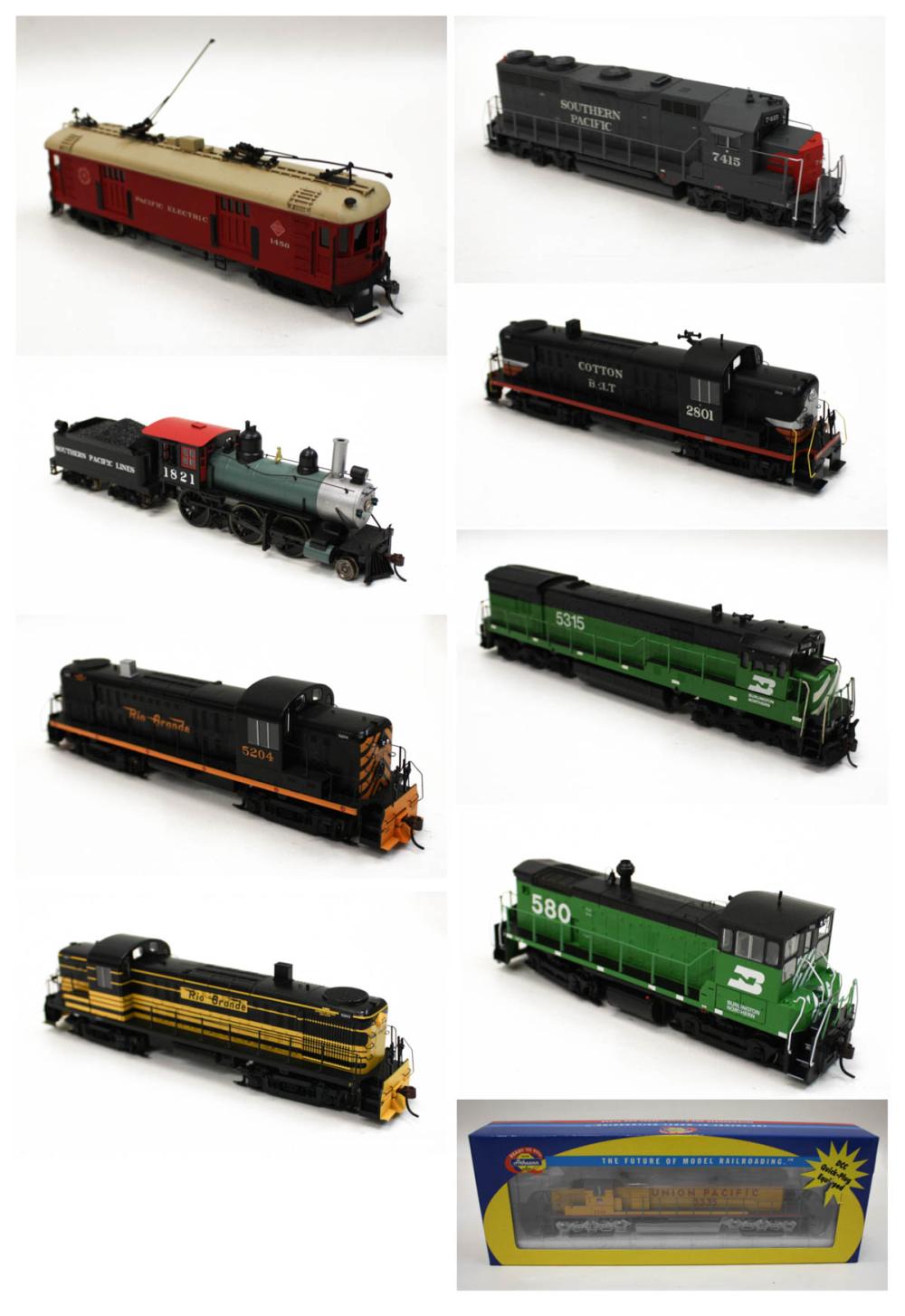 NINE HO GAUGE MODEL TRAIN