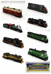 NINE HO GAUGE MODEL TRAIN ENGI