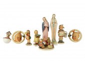NINE HUMMEL PORCELAIN FIGURESp