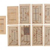 Nine Illuminated Pictorial Man
