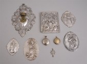 NINE ITALIAN SILVER OR SILVERP