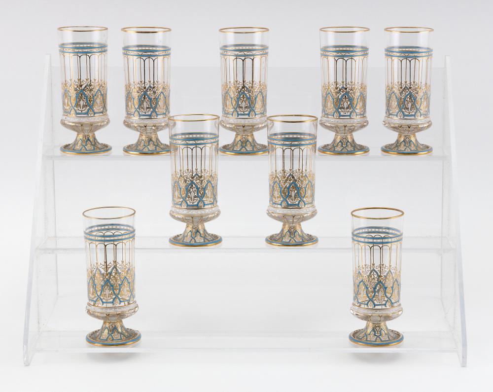 NINE J. & L. LOBMEYRE ENAMELED