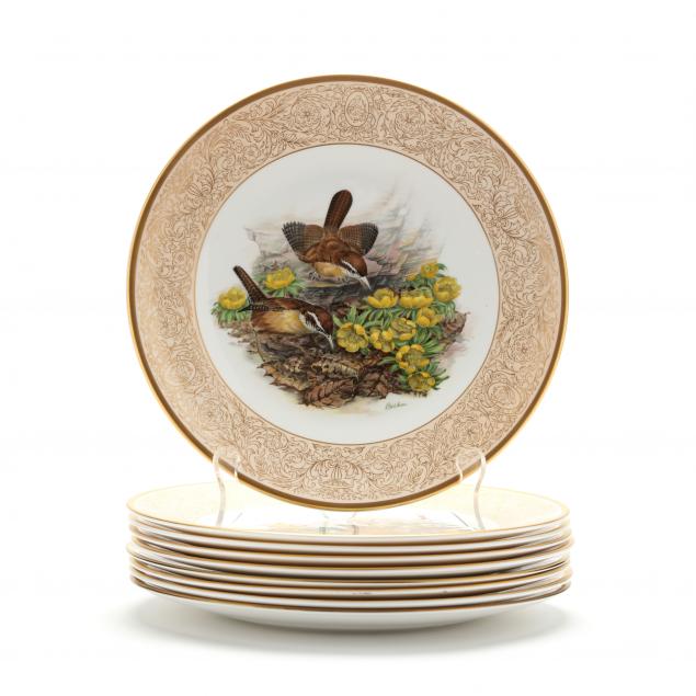 NINE LENOX BOEHM PORCELAIN WOODLAND