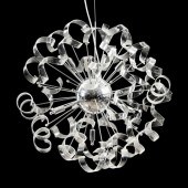 NINE LIGHT ATOMIC GLASS AND CH